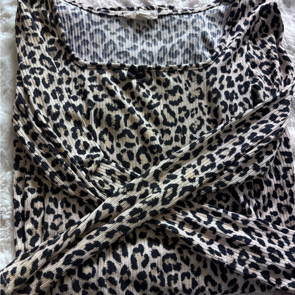 See You Monday Leopard Print Mini Dress